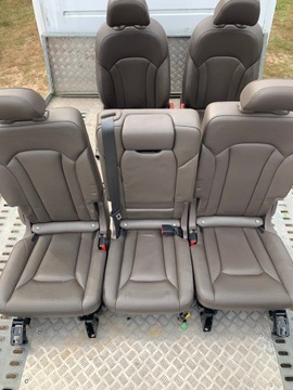 Fotele Audi Q7 SQ7 Wentylowane S-Linei skorzane Europa elektryczne 4m0