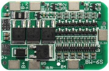 Moduł BMS 6s 15A Li-ion 18650 Ładowarka