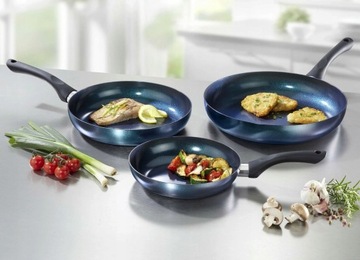 3 СКОРОДКИ С АНТИПРИГАРНЫМ ПОКРЫТИЕМ, АЛМАЗНОЕ ПОКРЫТИЕ