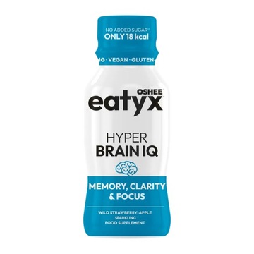 OSHEE Eatyx Hyper Brain IQ napój gazowany jabłko-poziomka 100ml