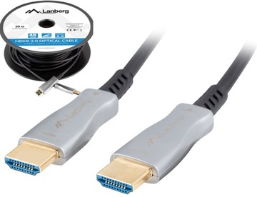 Kabel Przewód HDMI v2.0 Optyczny AOC 4K/60Hz 30m