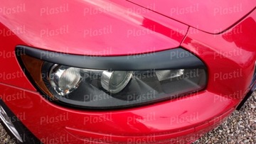Volvo S40 АБС пластик ПЛАСТИЛ брови для фонарей