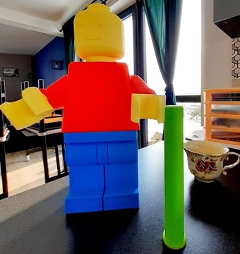 LEGO MAN Розовый синий держатель для туалетной бумаги