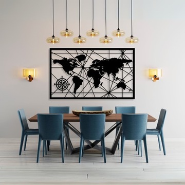 3D АЖУРНАЯ ЖИВОПИСЬ XXL КАРТА МИРА ОТДЕЛКА НАСТЕННОЙ ПАНЕЛИ + БЕСПЛАТНО