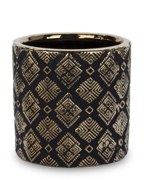Osłonka na doniczkę Black Vintage