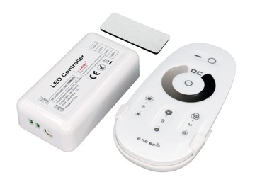 ŚCIEMNIACZ LED STEROWNIK RF RADIOWY MONO PILOT TOUCH 12A 144W UCHWYT JAKOŚĆ