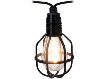 Светодиодный уличный ТАЙМЕР GIRLAND на 10 нитей накаливания - 7,5 м