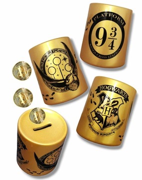 Ceramiczna skarbonka Harry Potter złoty znicz, peron 9 i 3/4 , Hogwart