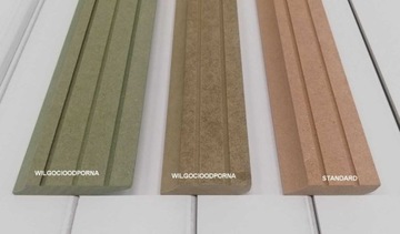 BIAŁA Listwa Przypodłogowa MDF 80x16 - NA WILGOĆ