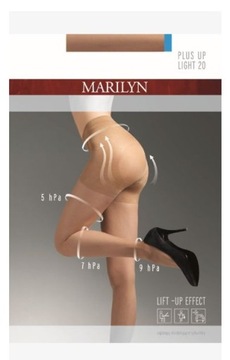Модельные колготки Marilyn Visone Plus Up 20 3