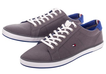 TOMMY HILFIGER BUTY MĘSKIE TRAMPKI HARLOW 1D GREY r.40