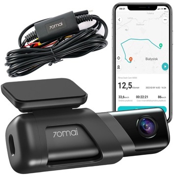 70mai M500 Kamera samochodowa 128GB+ moduł parking