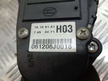 POTENCIOMETR PLYN KIA CEED I 1.6 CRDI 061206J0018
