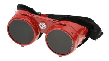 GOGLE SPAWALNICZE OKULARY OCHRONNE BHP PODNOSZONE