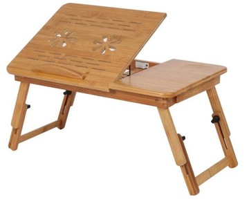 СТОЛИК BAMBOO ДЛЯ НОУТБУКА ПК НАТУРАЛЬНЫЙ БАМБУК