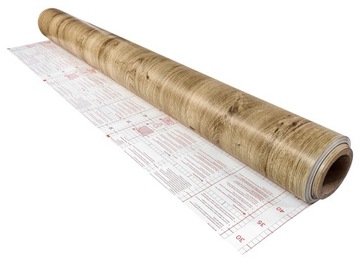 Самоклеящаяся шпон дубовый ПВХ для мебельных дверей 135см