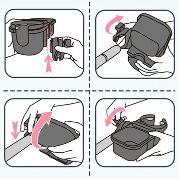 ДЕРЖАТЕЛЬ ДЛЯ ТЕЛЕФОНА, КРУЖКИ, БУТЫЛКИ, ЕДА, МНОГОФУНКЦИОНАЛЬНОЙ БУТЫЛКИ 3в1.