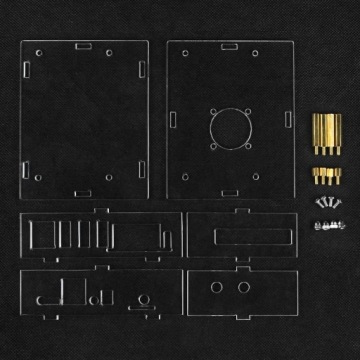 Orange Pi 5 Plus Прозрачный охлаждающий корпус