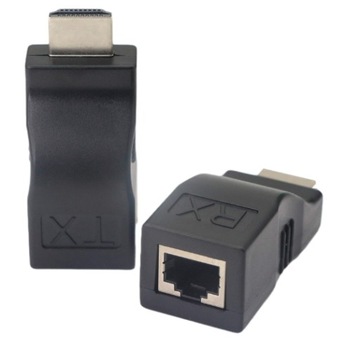 GINTOOYUN EXTENDER KONWERTER HDMI NA LAN PO SKRĘTCE RJ45 30M 4K