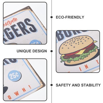 ЭМБЛЕМЫ ВИНТАЖНАЯ ОТДЕЛКА ПОСТ-РЕТРО ВИНТАЖНАЯ ЦИНКОВАЯ ЗНАК