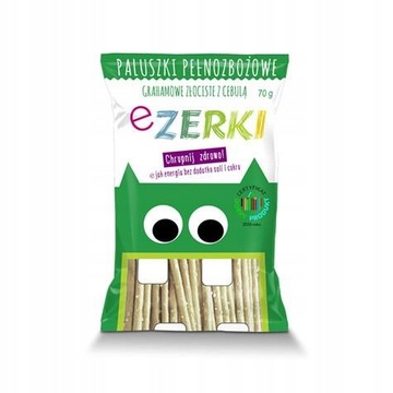 eZERKI Paluszki Grahamowe z Cebulą 70 g VEGE
