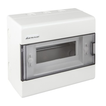 Rozdzielnica natynkowa 1x8 SRn-8 1.2 Elektro-Plast