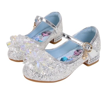 BUTY BUCIKI NA OBCASIE DLA KSIĘŻNICZKI dziewczęce