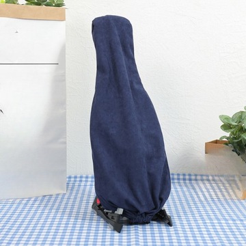 1шт ЧЕХОЛ ДЛЯ СКРИПКИ ЗАМШЕВАЯ ТКАНЬ ПРИНАДЛЕЖНОСТИ ДЛЯ СКРИПКИ (ТЕМНО-СИНИЙ)