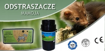 SKUTECZNY ODSTRASZACZ MYSZY SZCZURY KUNY OdH1 słys
