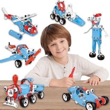 БЛОКИ Конструктор для сборки забавных транспортных средств