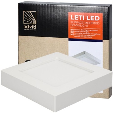 Plafon LED Panel NATYNKOWY SUFITOWY 12W NEUTRALNY