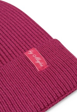 ШАПКА-БИНИ ЖЕНСКАЯ ОСЕНЬ-ЗИМА ФУКСИЯ РОЗОВАЯ