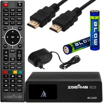 ZGEMMA H11s DEKODER TUNER 4K ENIGMA E2 WIFI NOWOŚĆ
