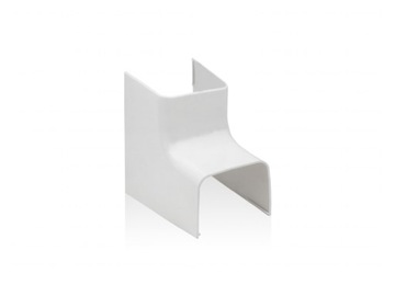 Kolano wewnętrzne do kanału koryta PVC 80x60mm