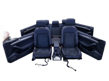 VW PASSAT B8 KOMBI fotele skóra ALCANTARA