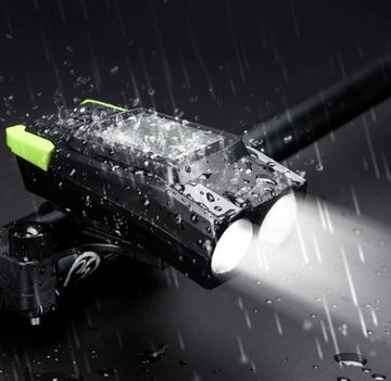 СВЕТОДИОДНАЯ ВЕЛОСИПЕДНАЯ ЛАМПА, USB, пульт дистанционного управления, звуковой сигнал, велосипедный фонарик 3-в-1.