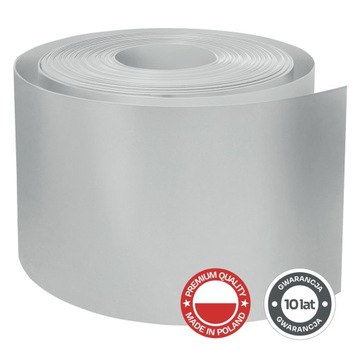 PREMIUM Taśma ogrodzeniowa SZARA BASIC 19cm x 26mb