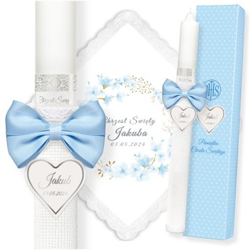 сувенир на крещение крестильный халат и крестильные свечи крестильная свеча