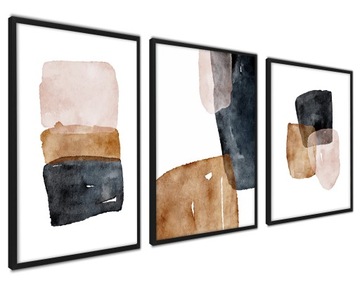 Abstrakcja Modne Plakaty Akwarela 50x70 bez ramek