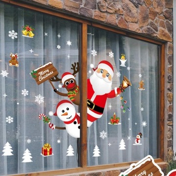 Двойные рождественские наклейки для окна