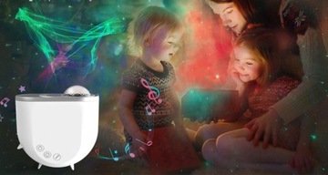 PROJEKTOR GWIAZD GALAXY LASEROWY RZUTNIK , GŁOSNIK