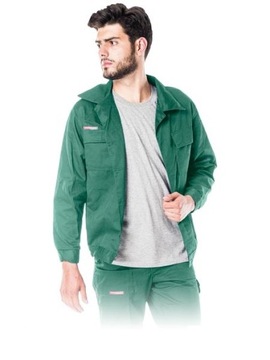BLUZA robocza rozpinana ZIELONA BMZ M