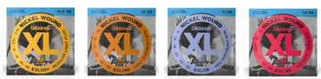 Струны для электрогитары EXL140 10–52, легкий/тяжелый никель D'Addario