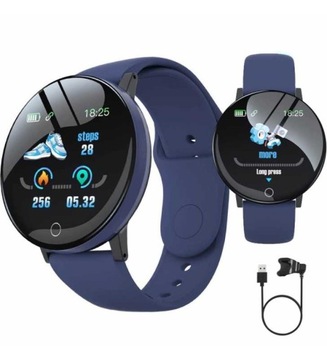 SMARTWATCH zegarek SMARTBAND Puls Krokomierz PL +