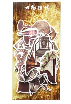 A11 zestaw naklejki scrapbooking 60 szt. VINTAGE.