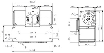 KORMAS УНИВЕРСАЛЬНЫЙ ВОДОНАГРЕВАТЕЛЬ 24В 8,4КВТ ОДНОСТУПЕНЧАТЫЙ