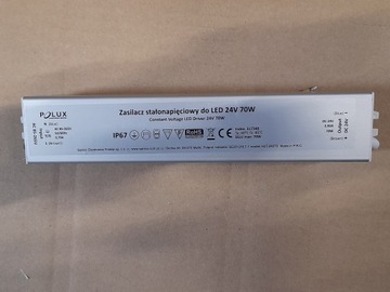 Zasilacz stałonapięciowy 24V max. 70W IP67 POLUX