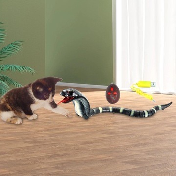 Радиоуправляемая игрушка-змея Электрический Реализм Черный