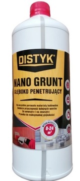 DISTYK NANO Grunt szczepmy do betonu głęboko penetrujący 8-24m2/1L