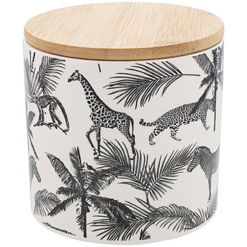 POJEMNIK CERAMICZNY SŁOIK KAWA BAMBUS JUNGLE 1L